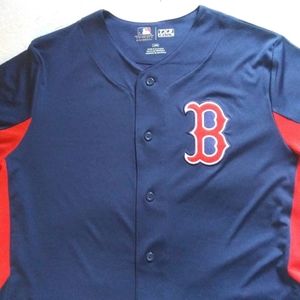 Majestic Boston Red Sox Baseball Jersey Large